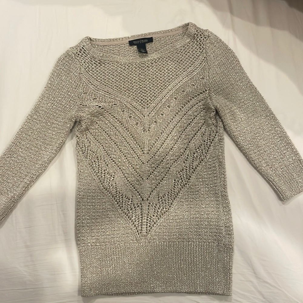 White House Black Market Cable Knit Sweater